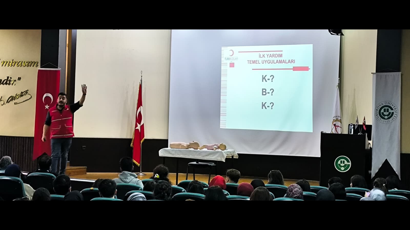 MESLEK YÜKSEKOKULUMUZDA İLK YARDIM SEMİNERİ DÜZENLENDİ